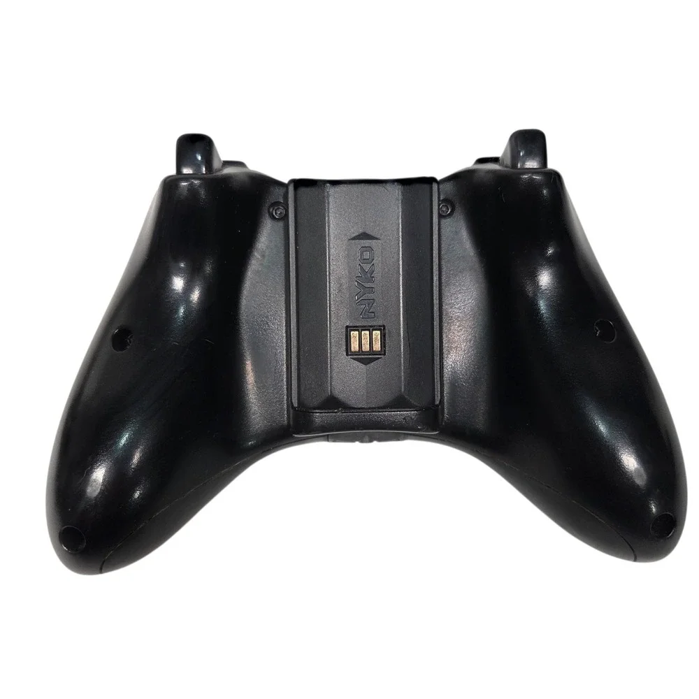 Microsoft Xbox 360 E Console Bundle Black 2 Controllers 20 Games Charging Dock